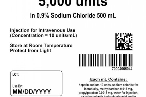 Heparin Sodium Compounded products